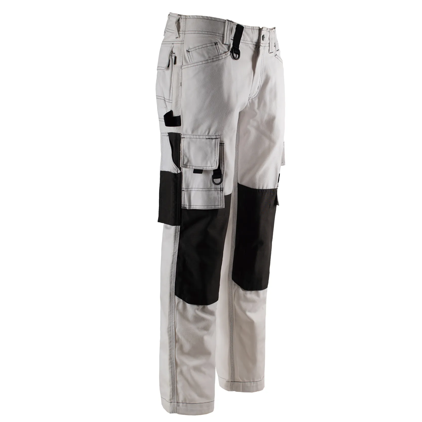 Men’S Construction Work Utility Cargo Pant Cordura Reinforcement Knee Pad Pockets