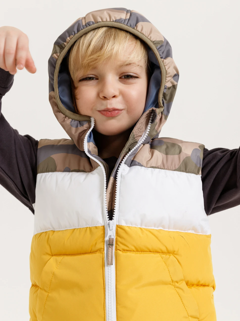 down vest fleece vest