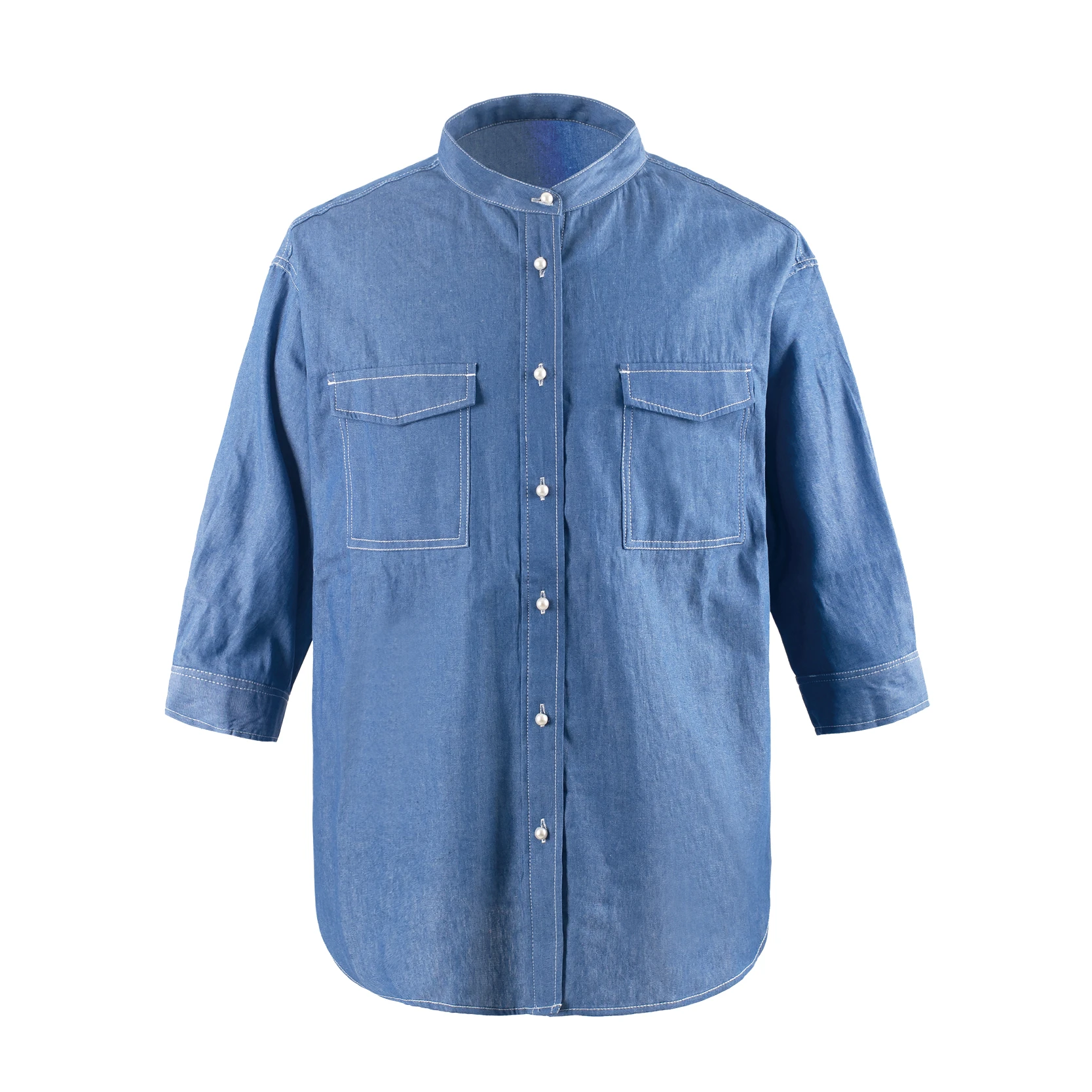 designer denim shirts for women