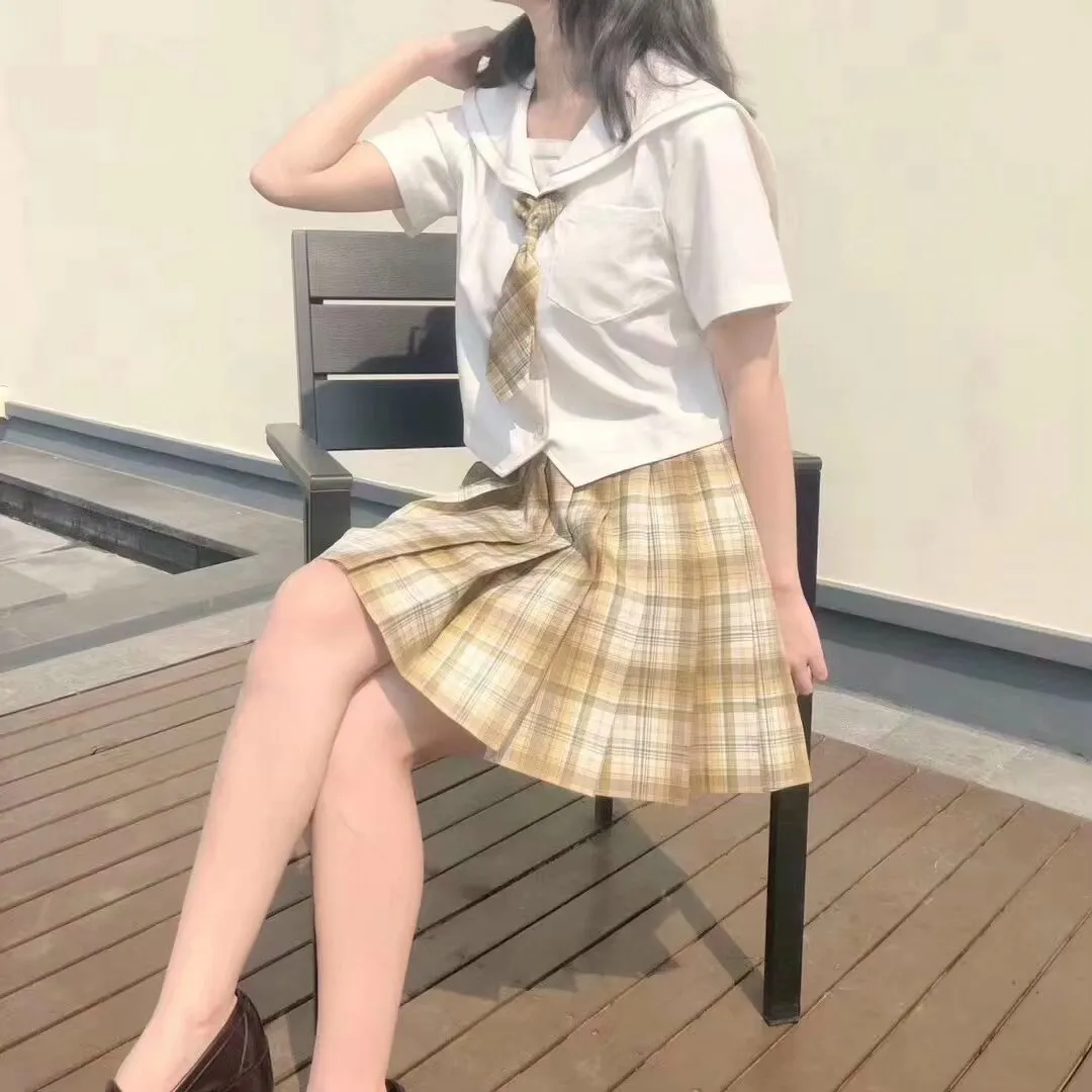 Skirt With Plaid Shirt