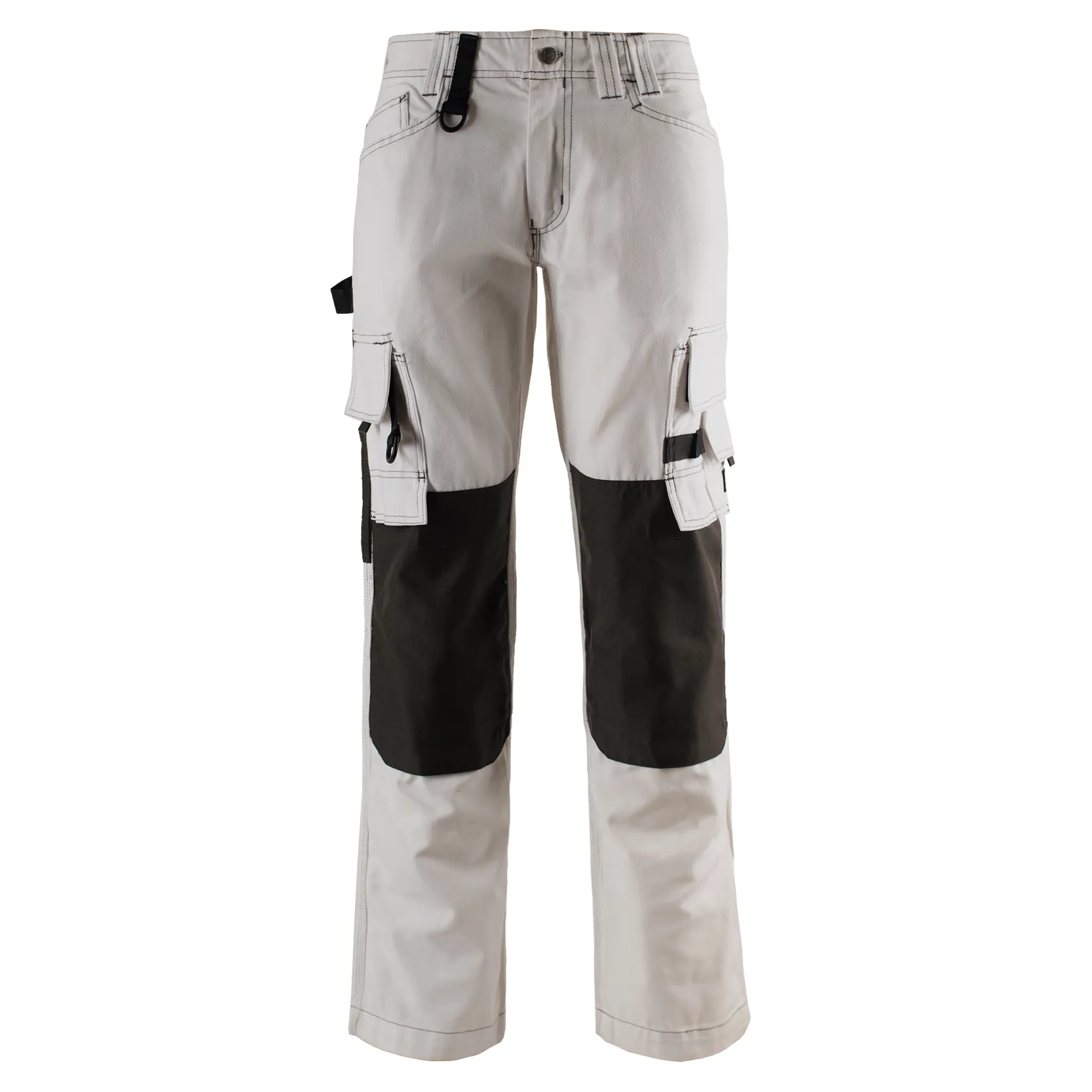 Men’S Construction Work Utility Cargo Pant Cordura Reinforcement Knee Pad Pockets