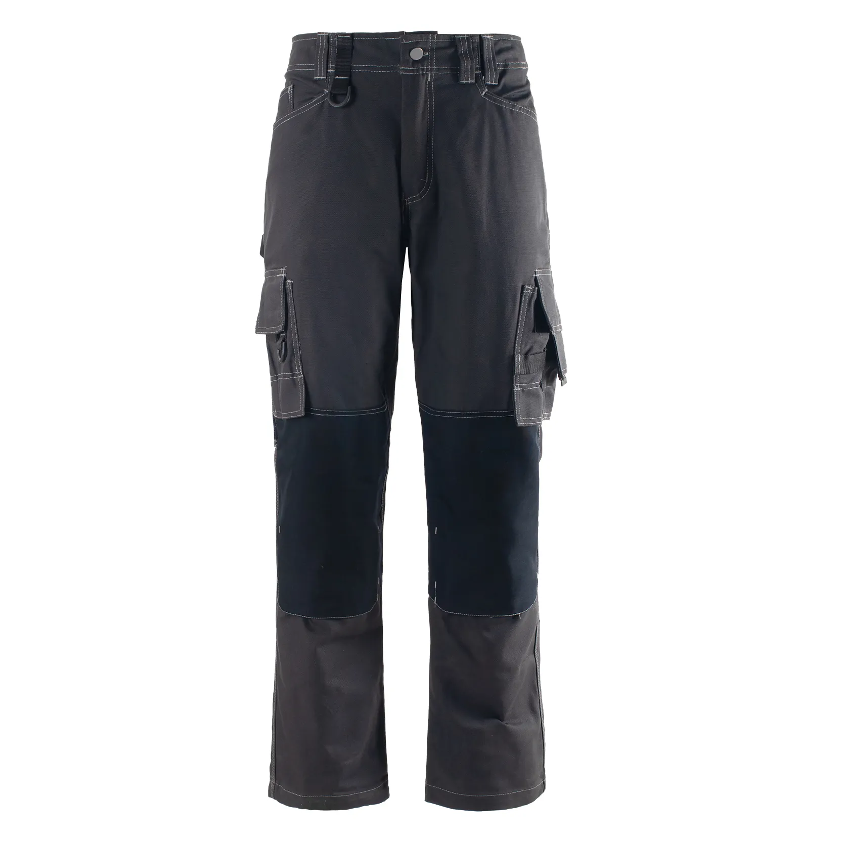 Men’S Construction Work Utility Cargo Pant Cordura Reinforcement Knee Pad Pockets