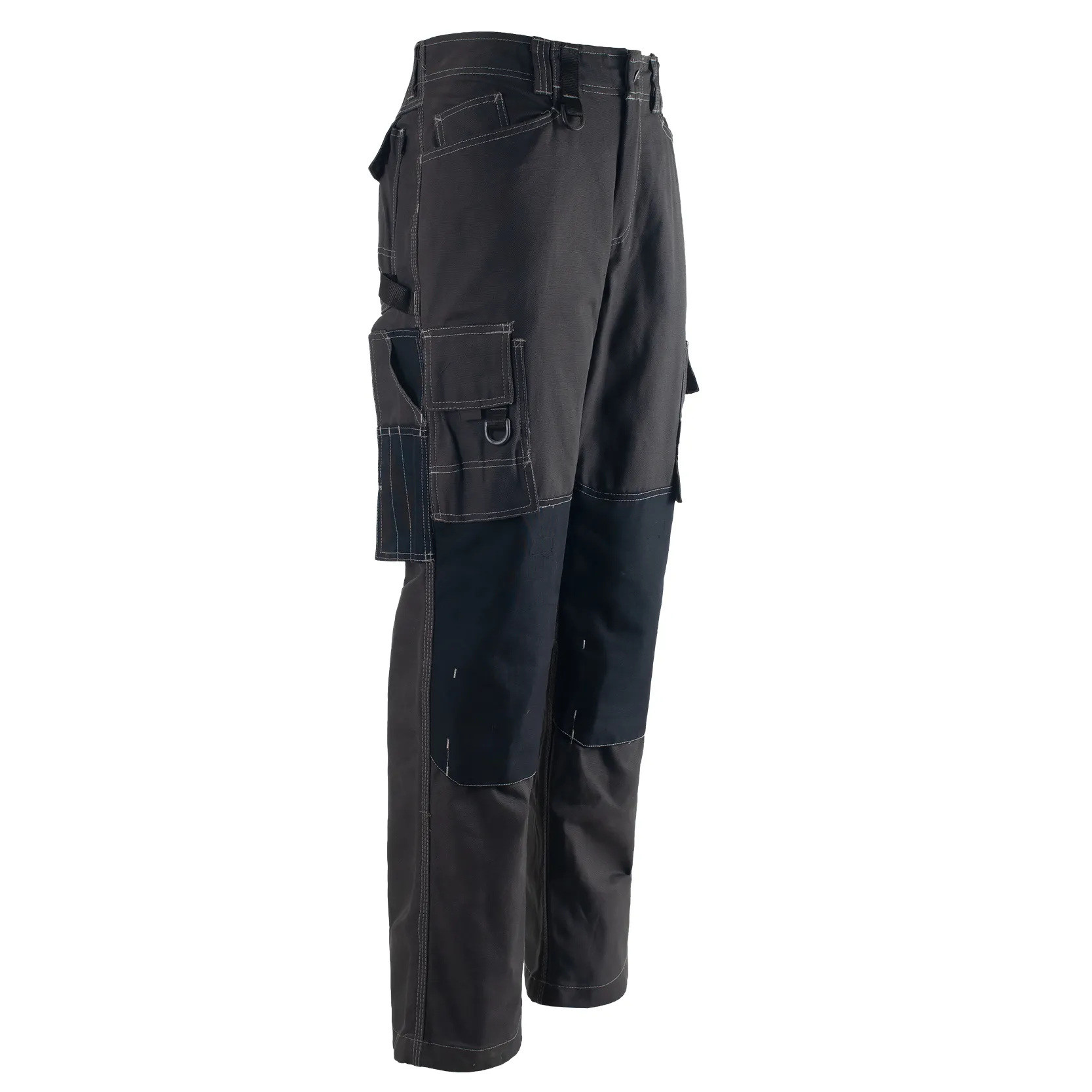 Men’S Construction Work Utility Cargo Pant Cordura Reinforcement Knee Pad Pockets